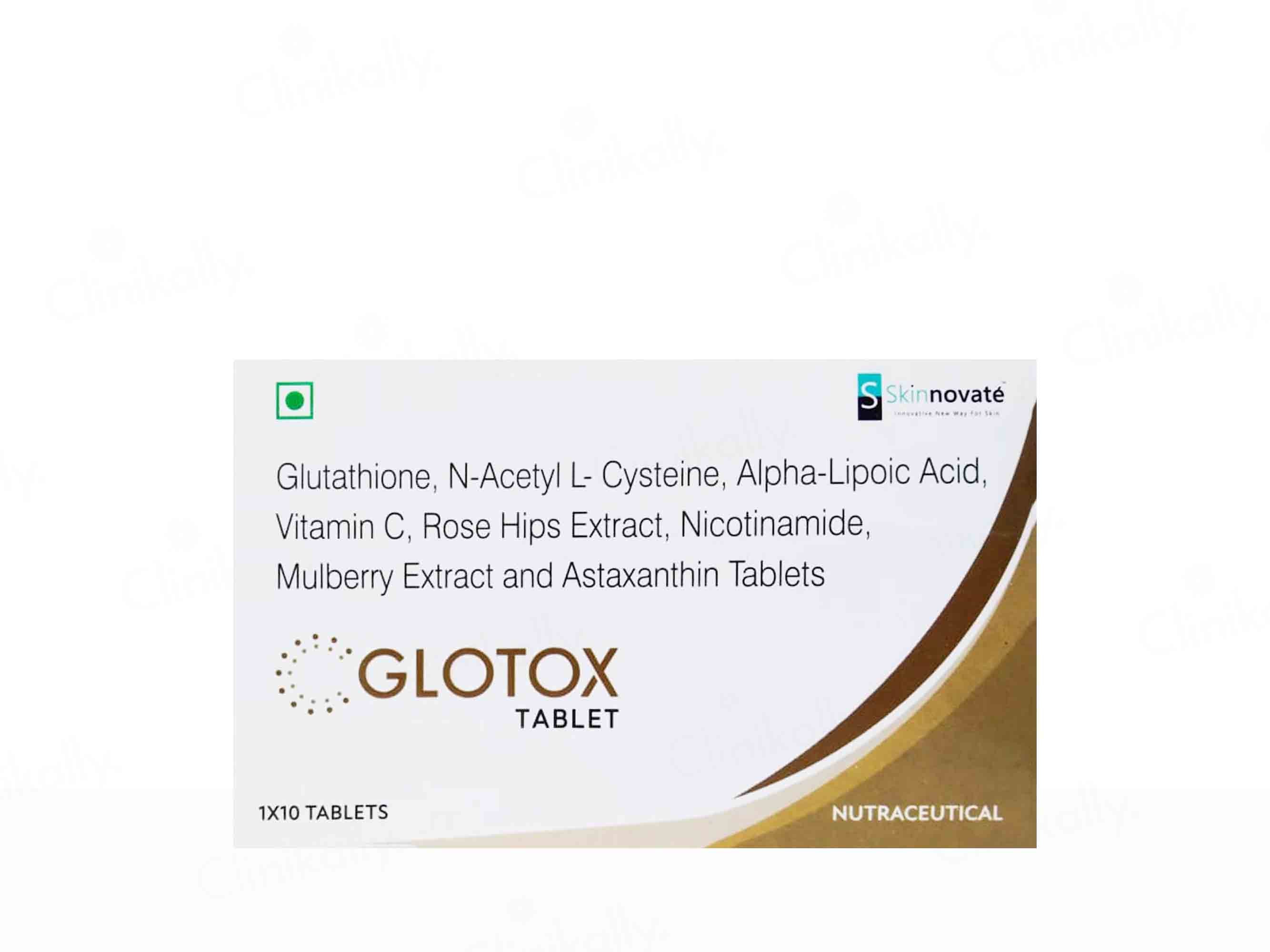 Buy Glotox Nutraceutical Tablet Online at Best Price | Clinikally Buy Glotox Nutraceutical Tablet Online at Best Price | Clinikally