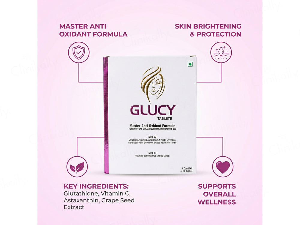 Glucy Master Anti Oxidant Combo Kit Tablet