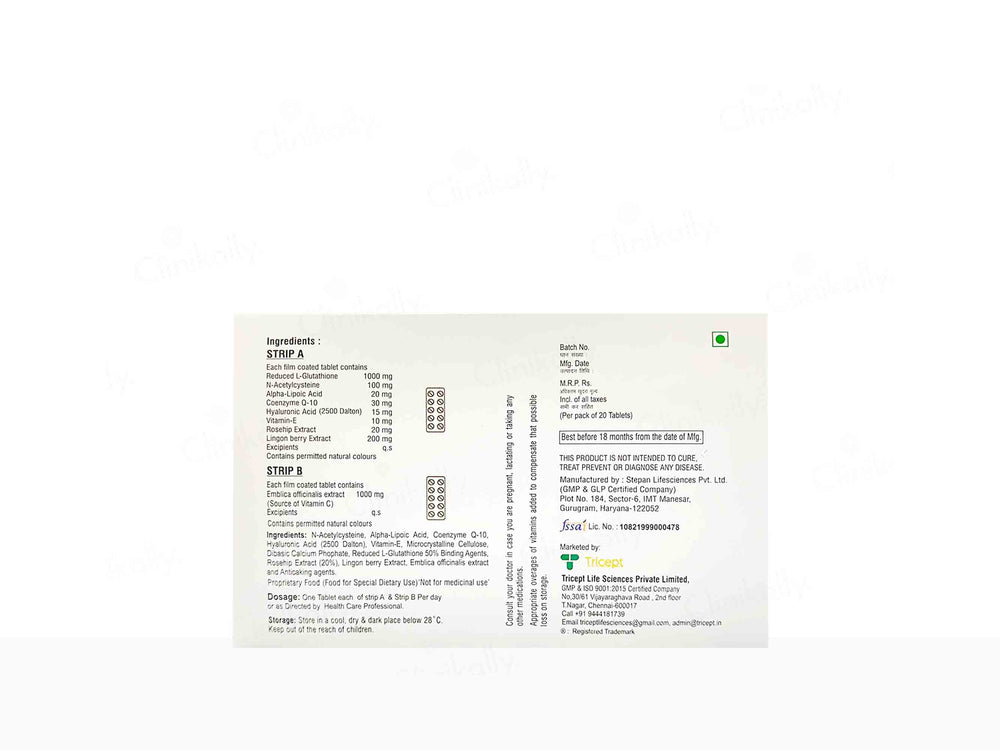 Tricept Glutabery 1000 Combo Kit