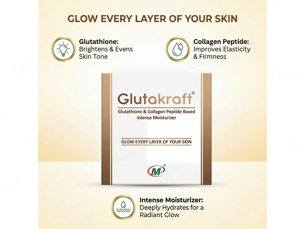 Glutakraft Glutathione & Collagen Peptide Based Intense Moisturizer