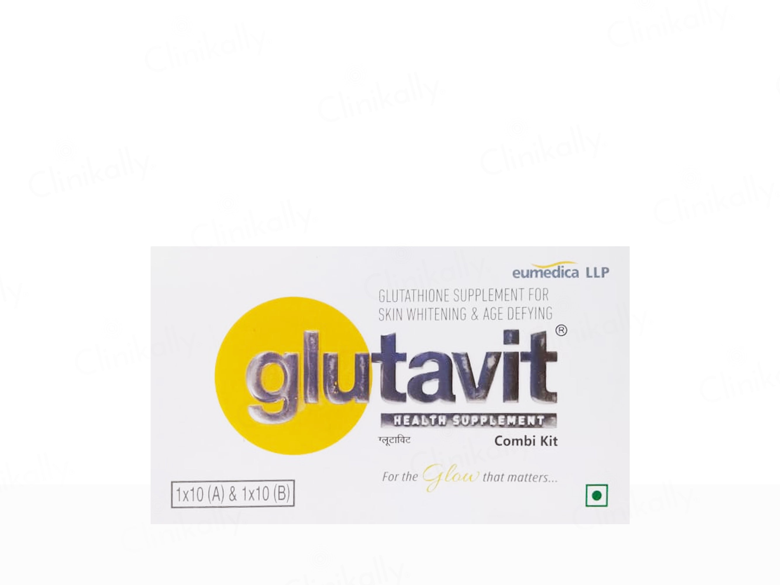 Glutavit Skin Whitening & Age Defying Health Supplement Combo Kit