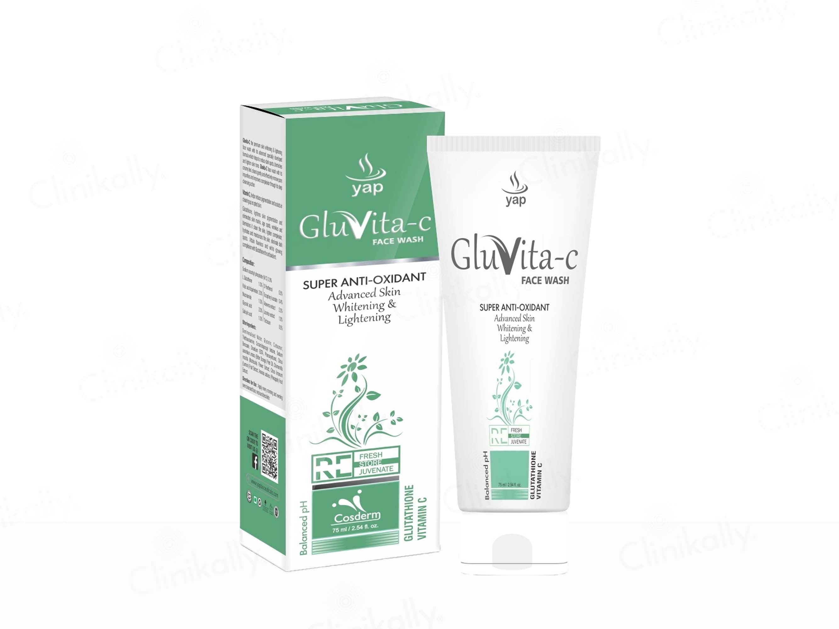 Gluvita-C Super Anti-Oxidant Advanced Skin Whitening & Lightening Face Wash