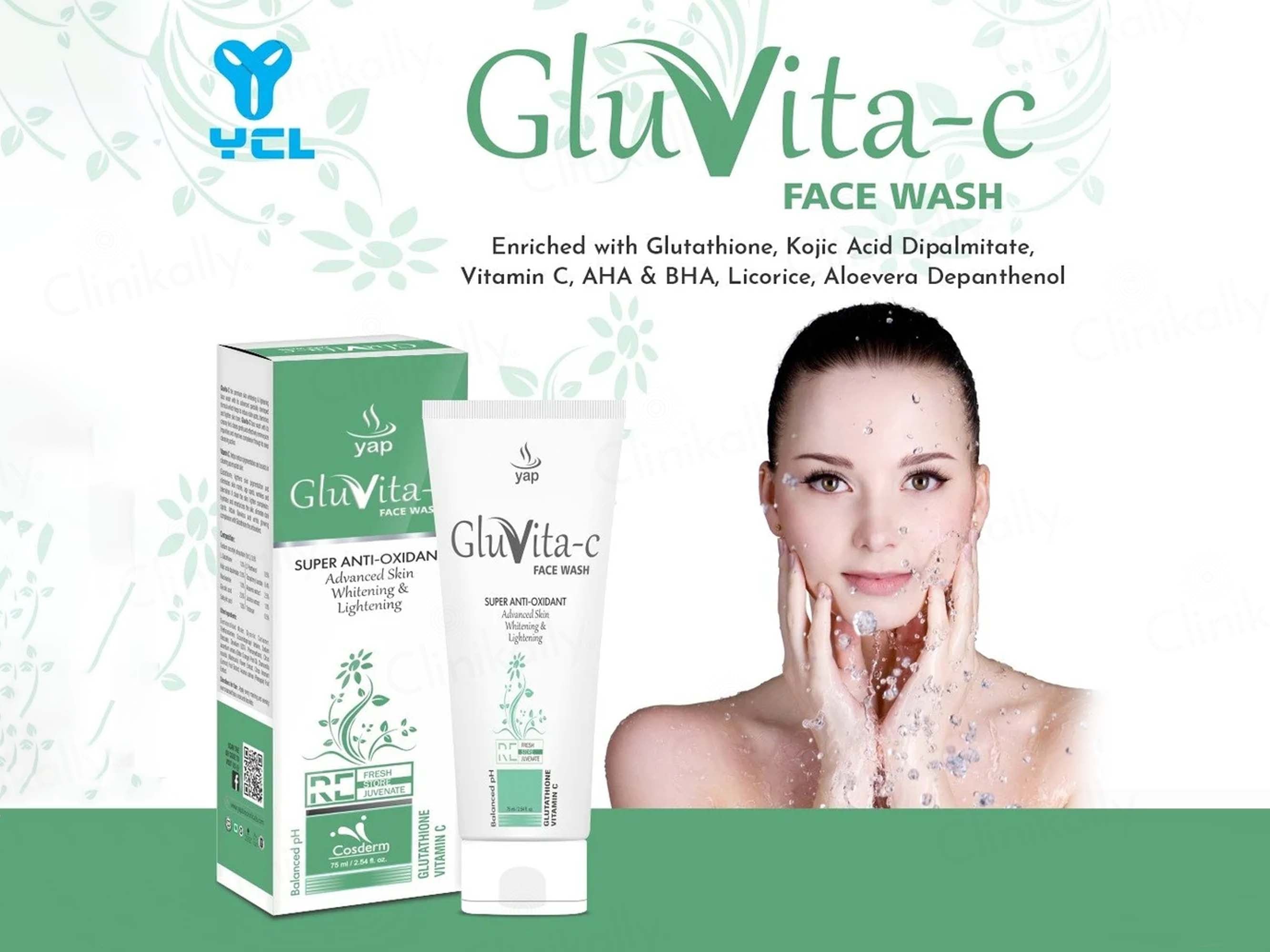 Gluvita-C Super Anti-Oxidant Advanced Skin Whitening & Lightening Face Wash