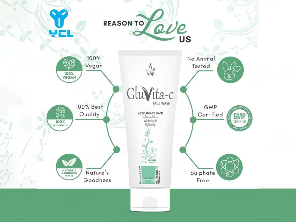 Gluvita-C Super Anti-Oxidant Advanced Skin Whitening & Lightening Face Wash