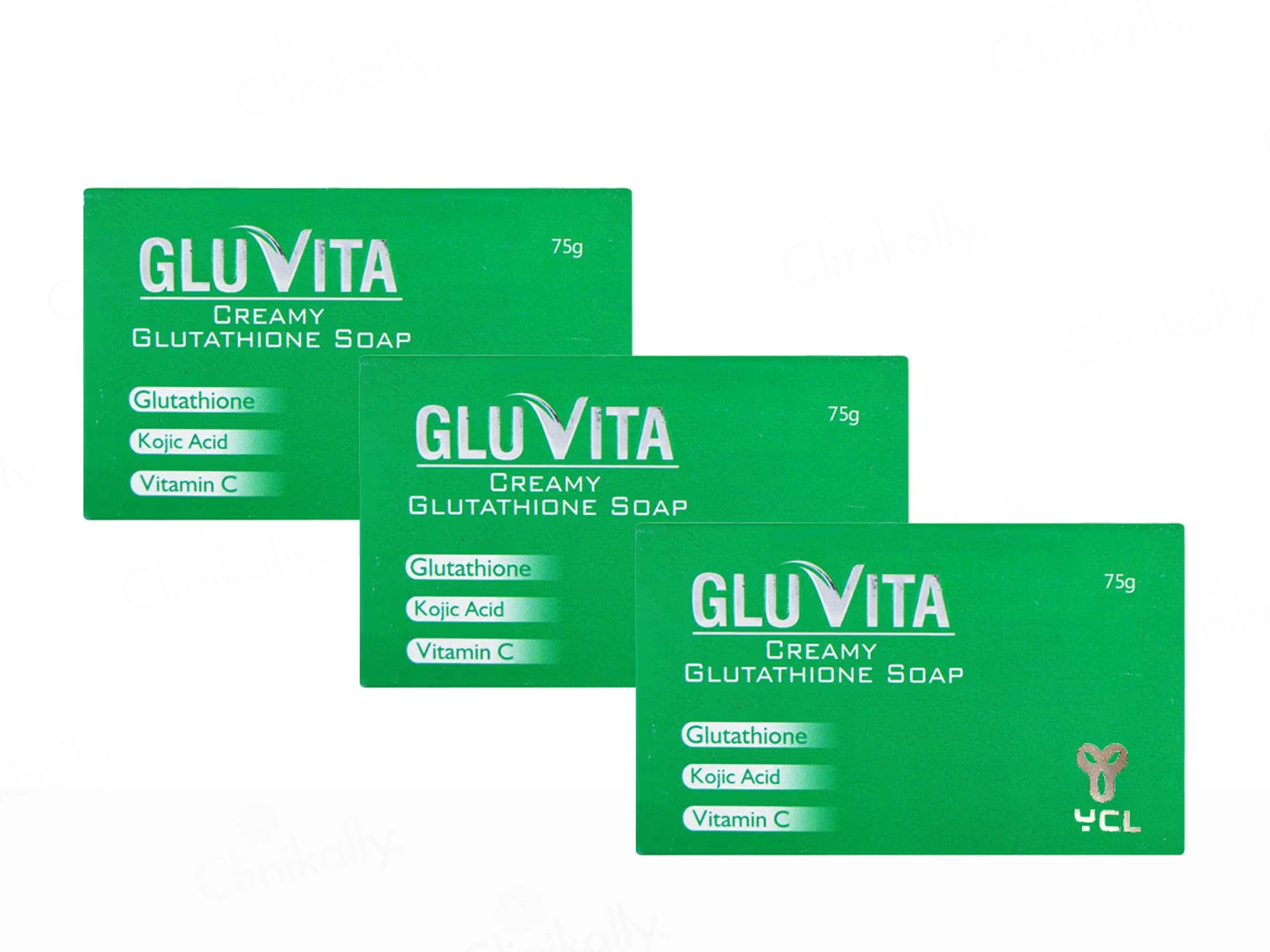 Buy Gluvita Creamy Glutathione Soap Online at Best Price | Clinikally Buy Gluvita Creamy Glutathione Soap Online at Best Price | Clinikally