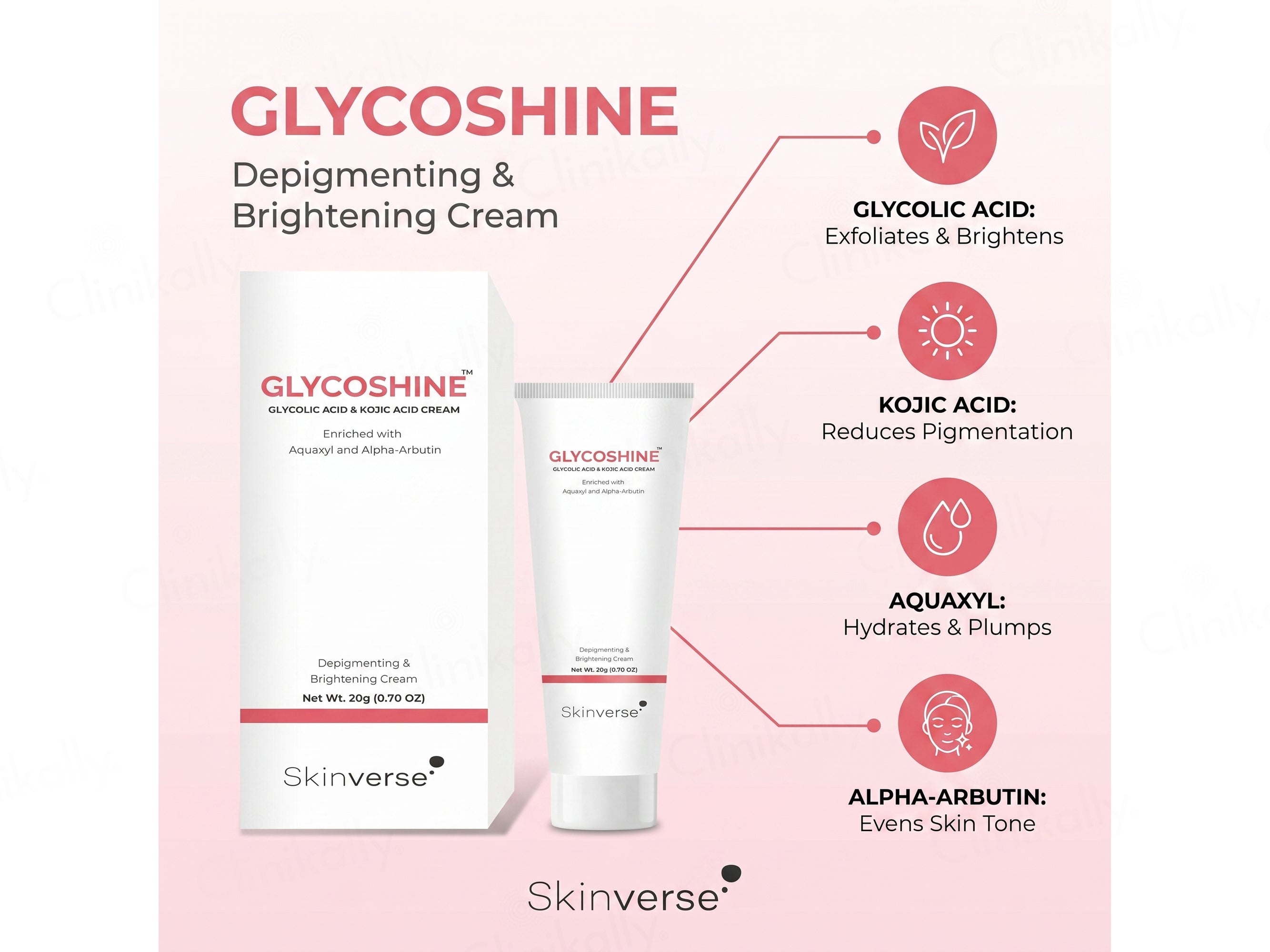Glycoshine Glycolic & Kojic Acid Depigmenting & Brightening Cream