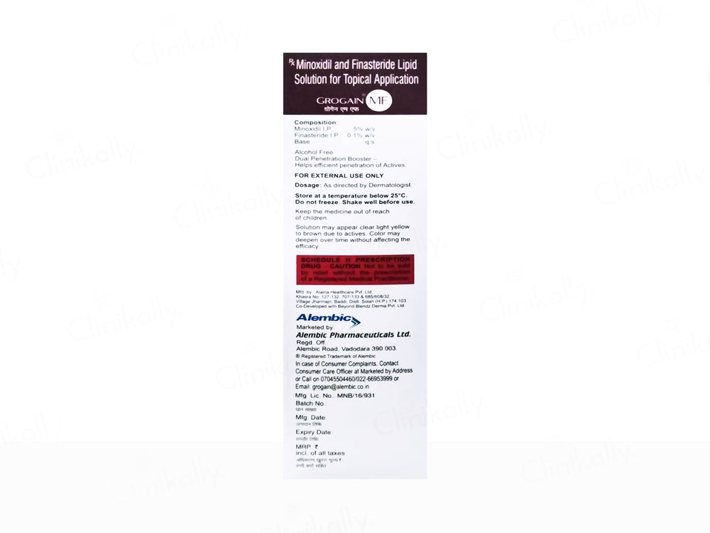 Grogain MF 5 Topical Solution