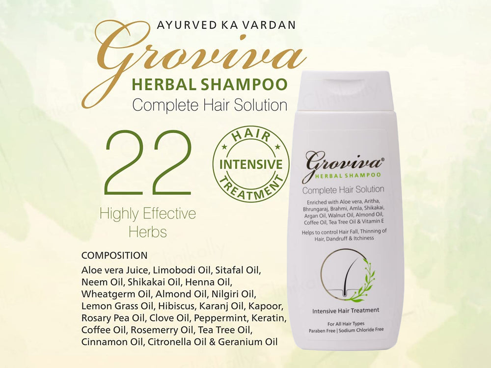 Groviva Complete Hair Solution Herbal Shampoo