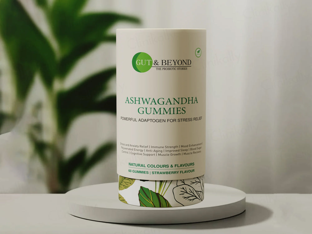 Gut & Beyond Ashwagandha Gummies - Strawberry Flavour