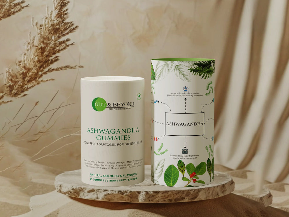 Gut & Beyond Ashwagandha Gummies - Strawberry Flavour