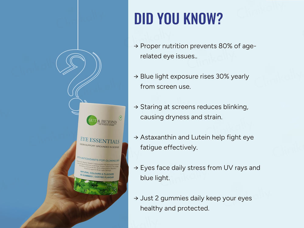 Gut & Beyond Eye Essentials Vision Support Gummies - Coffee Flavour