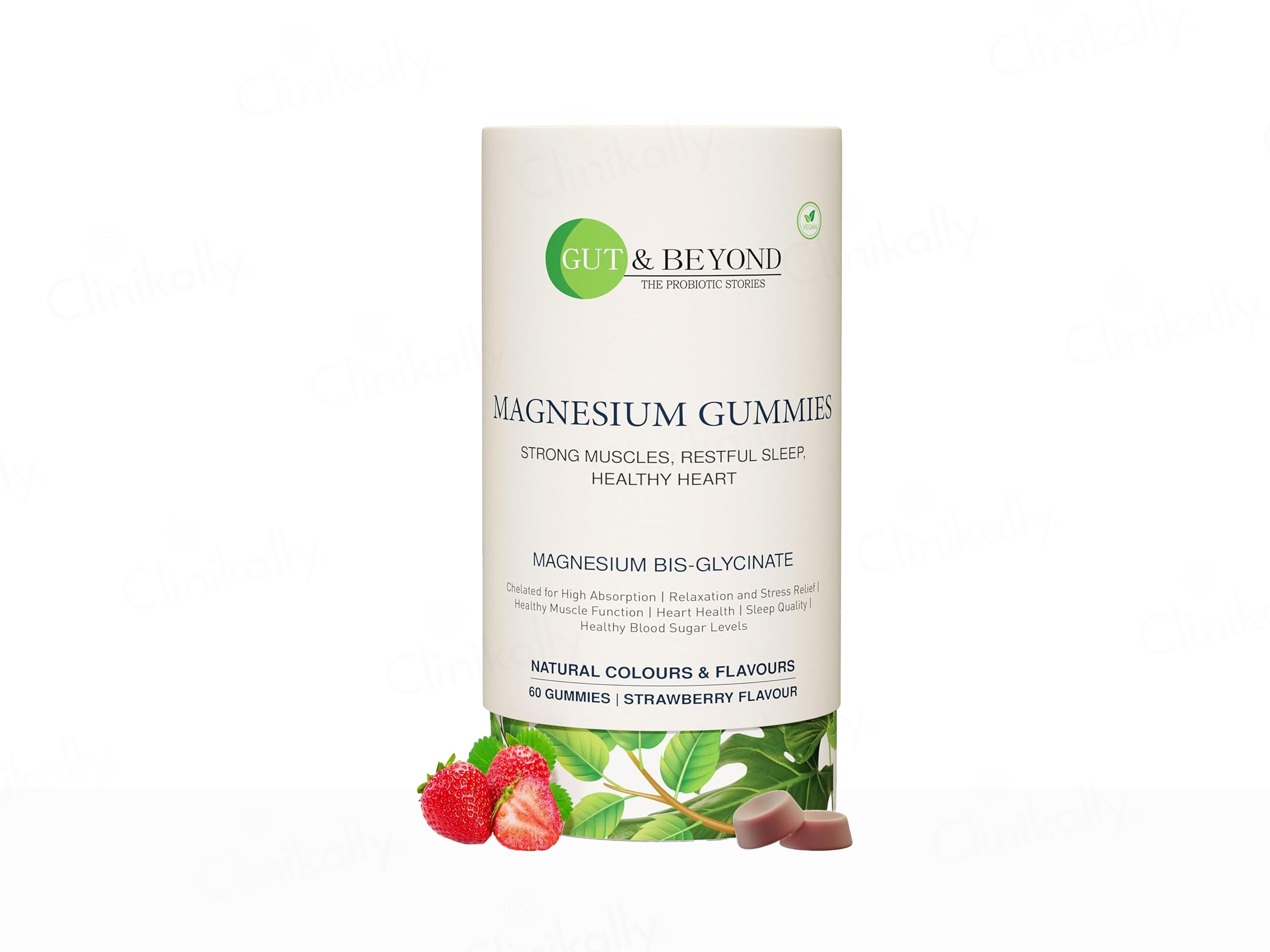Gut & Beyond Magnesium Gummies - Strawberry Flavour