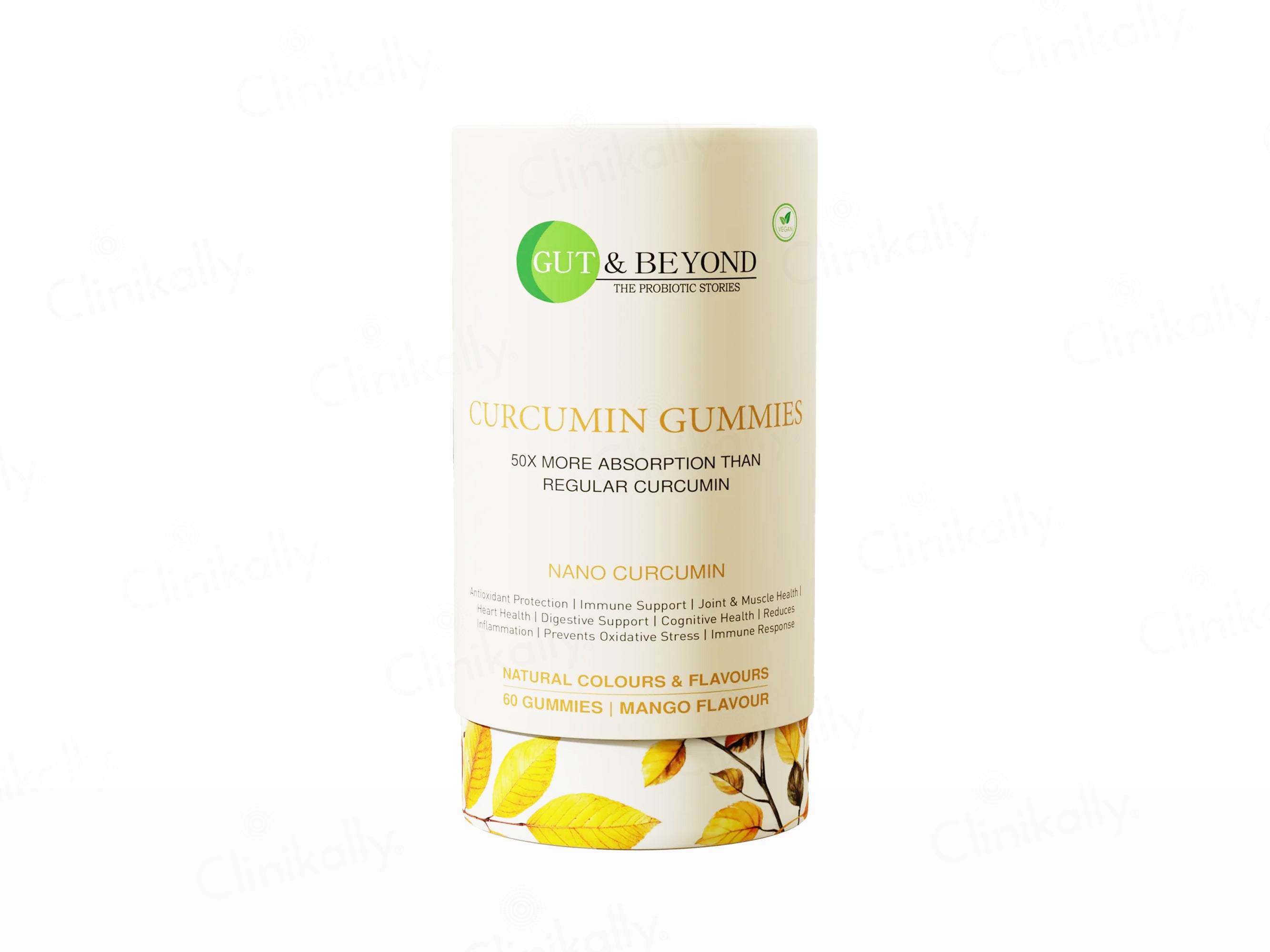 Gut & Beyond Nano Curcumin Gummies - Mango Flavour