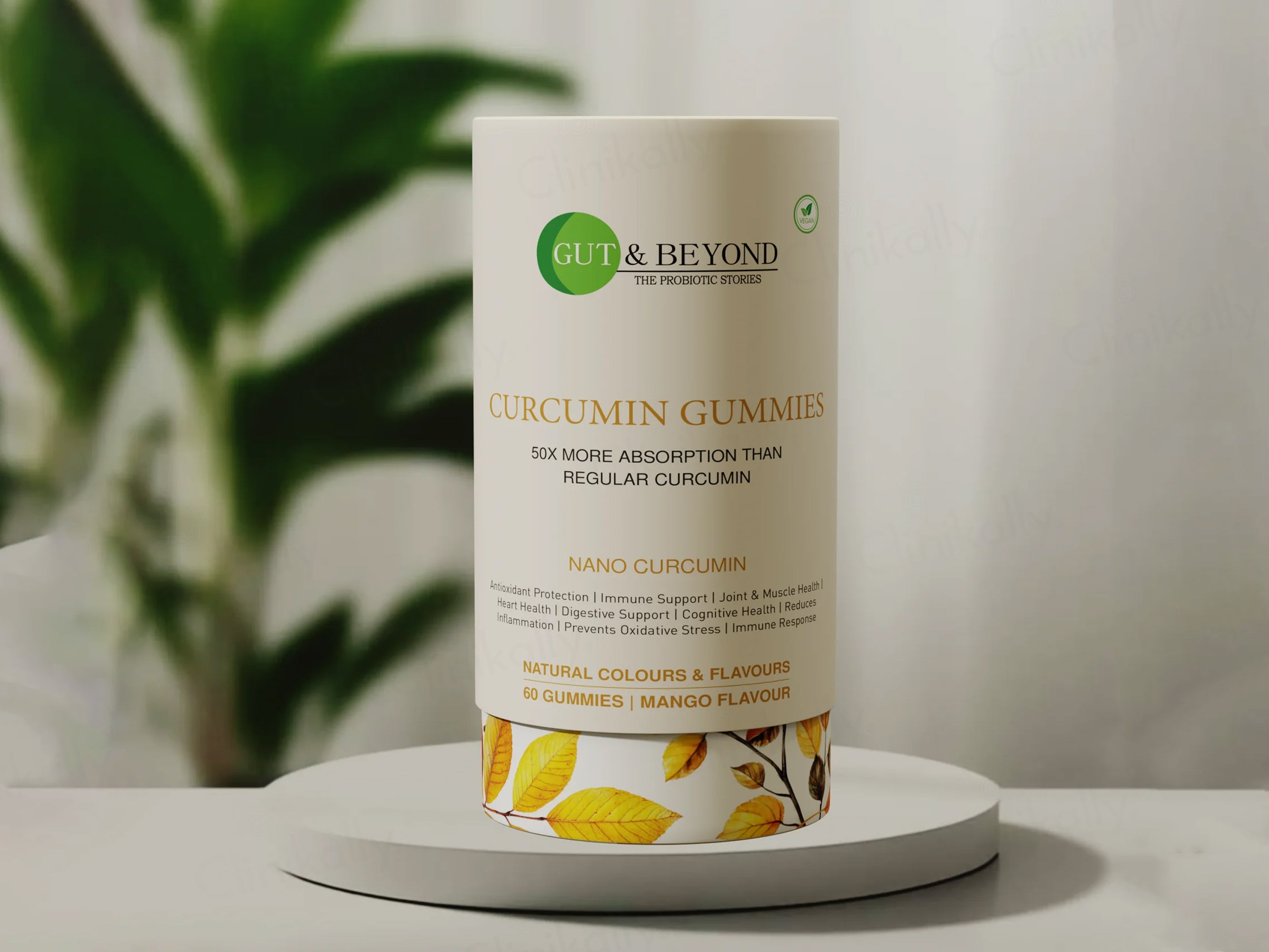 Gut & Beyond Nano Curcumin Gummies - Mango Flavour