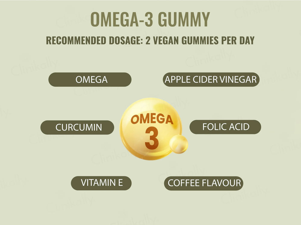 Gut & Beyond Omega-3 Fatty Acids Gummies - Coffee Flavour
