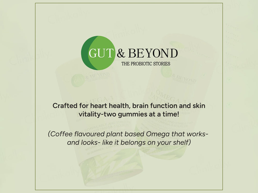Gut & Beyond Omega-3 Fatty Acids Gummies - Coffee Flavour