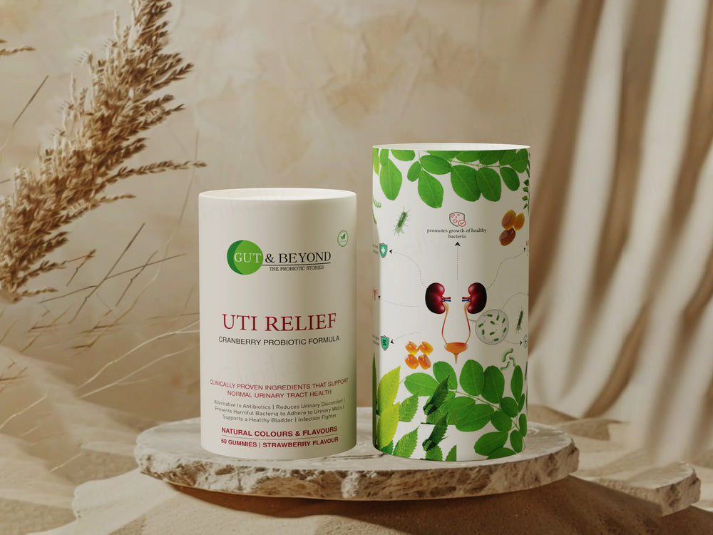 Gut & Beyond UTI Relief Gummies - Strawberry Flavour