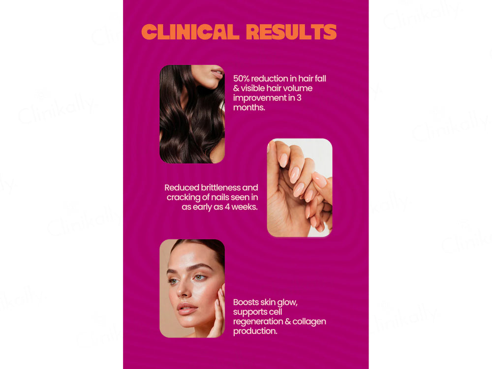 HII Health Inside It Hair, Skin & Nails Oral Strip - Strawberry Flavour