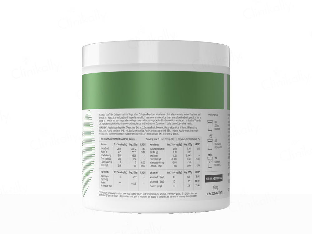 HK Vitals 100% Veg Collagen Powder - Orange