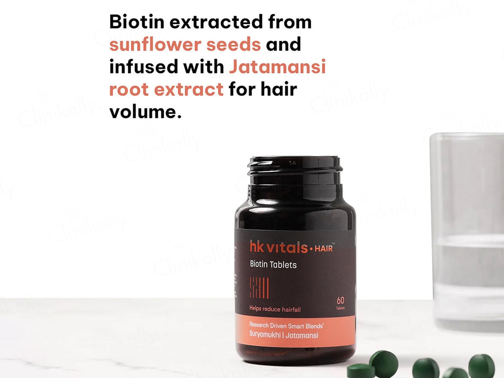 HK Vitals Biotin Anti-Hairfall Supplement Tablet