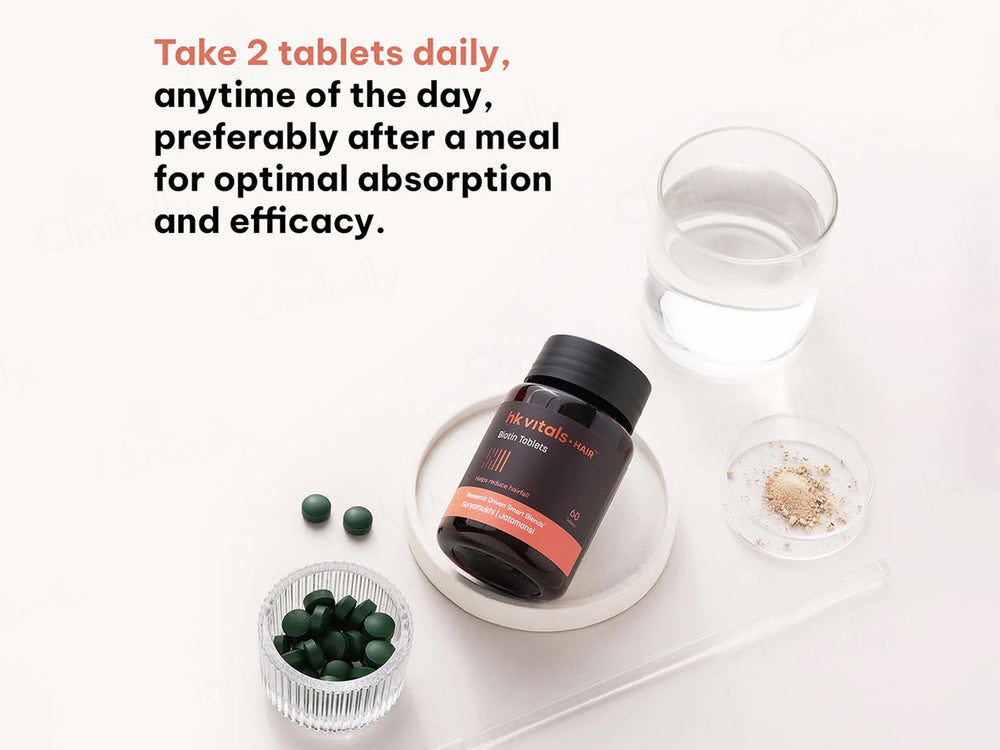 HK Vitals Biotin Anti-Hairfall Supplement Tablet