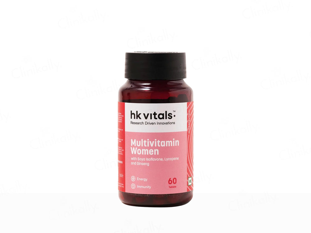 HK Vitals Multivitamin With Soya-Isoflavones, Lycopene & Ginseng Extract Tablet For Women