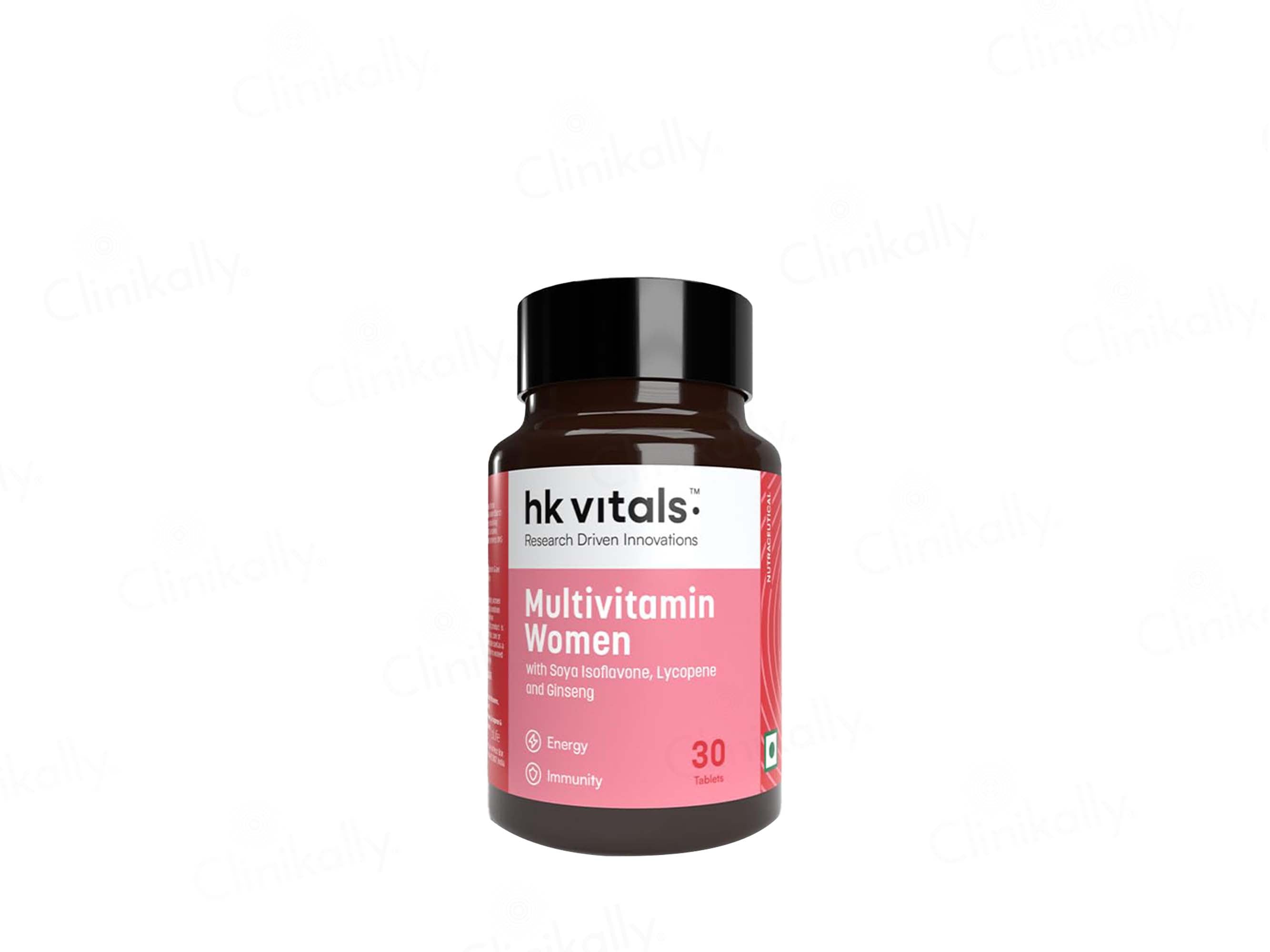 HK Vitals Multivitamin With Soya-Isoflavones, Lycopene & Ginseng Extract Tablet For Women