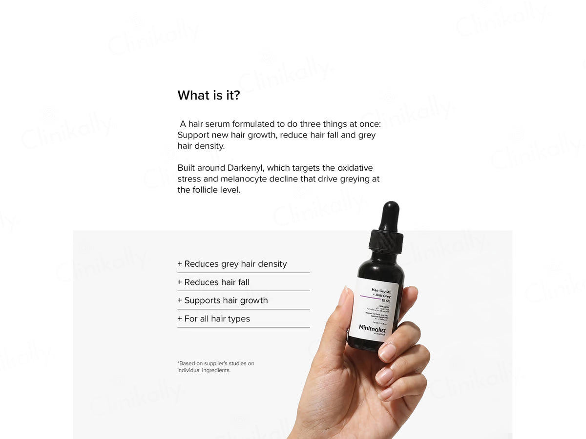 Minimalist Hair Growth + Anti Grey 15.6% Hair Serum