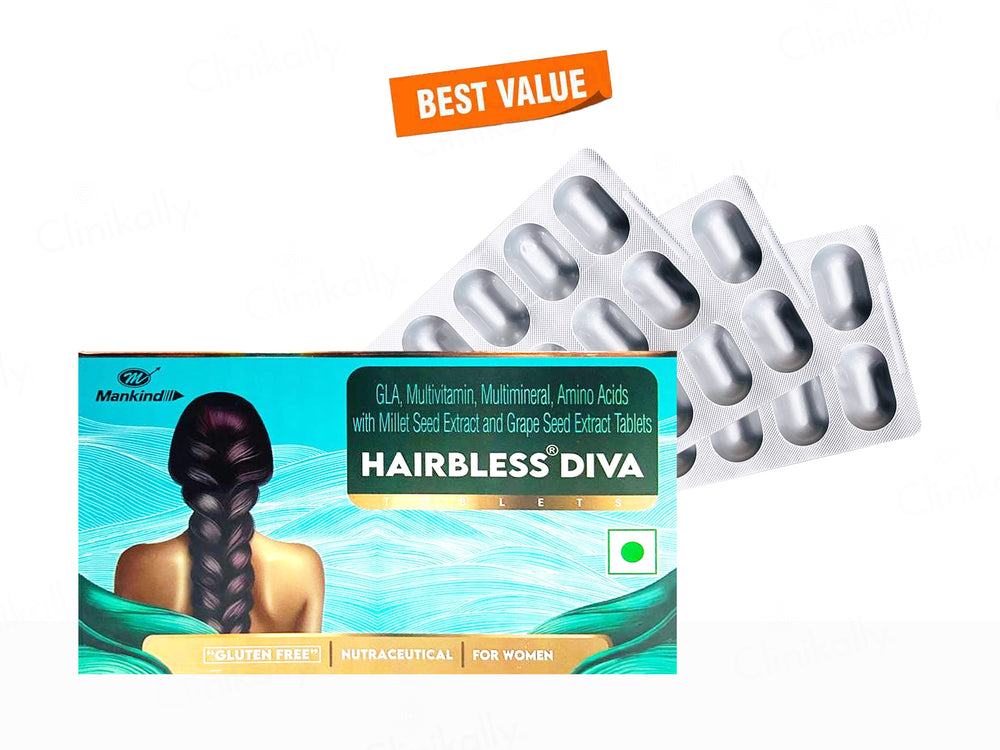 Hairbless Diva Nutraceutical Tablet For Women
