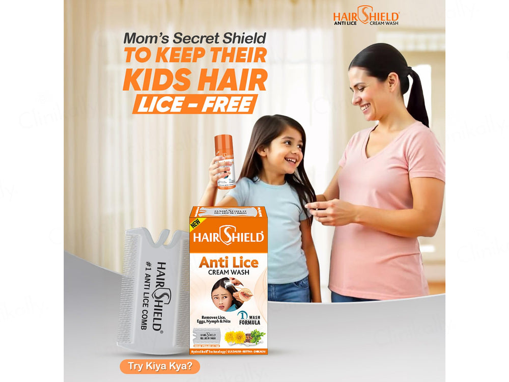 Hairshield Anti Lice Hair & Scalp Cream Wash