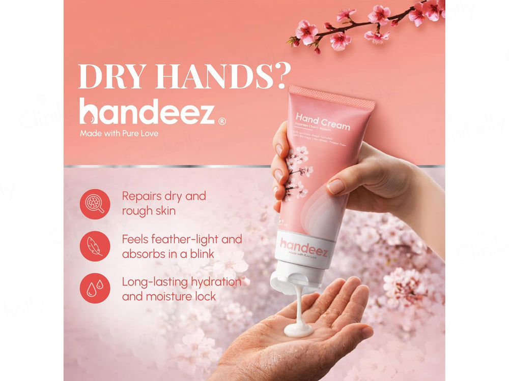 Handeez Japanese Cherry Blossom Hand Moisturiser Cream
