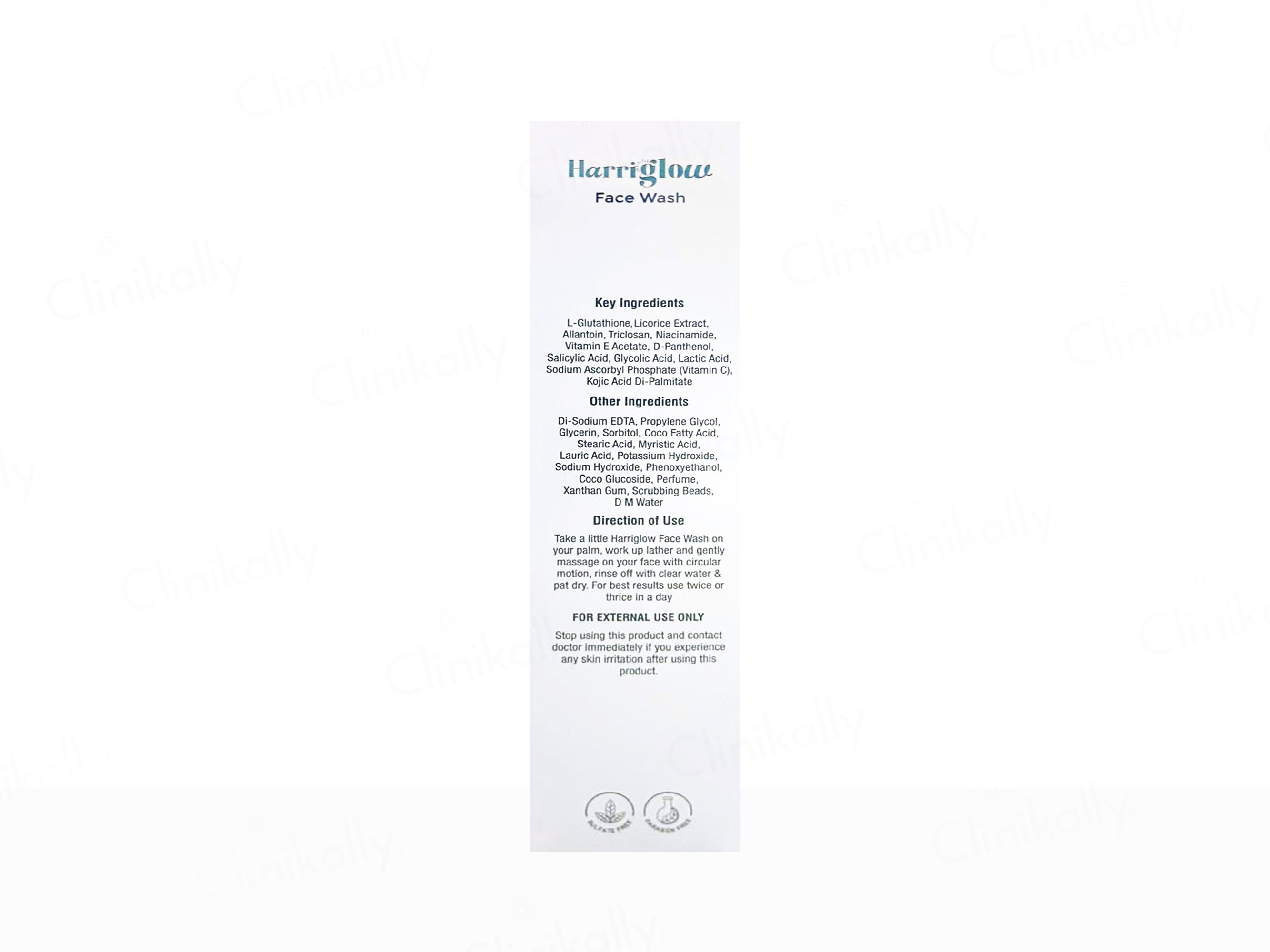 Harriglow Skin Whitening Oil Free Creamy Face Wash