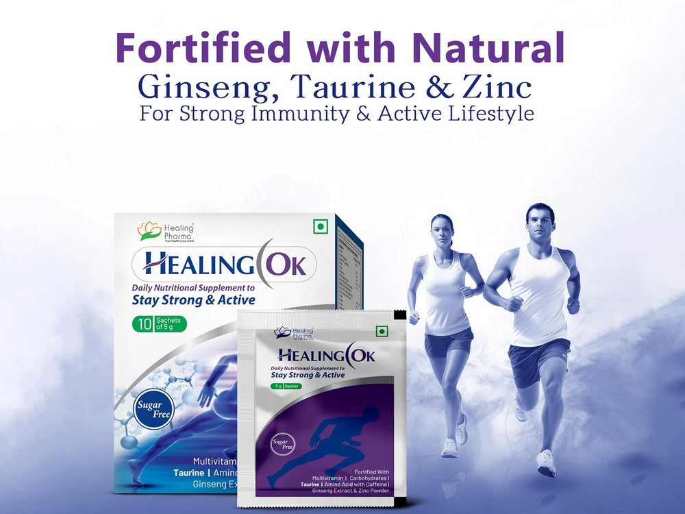 Healing Ok Daily Nutritional Supplement Sugar Free Powder