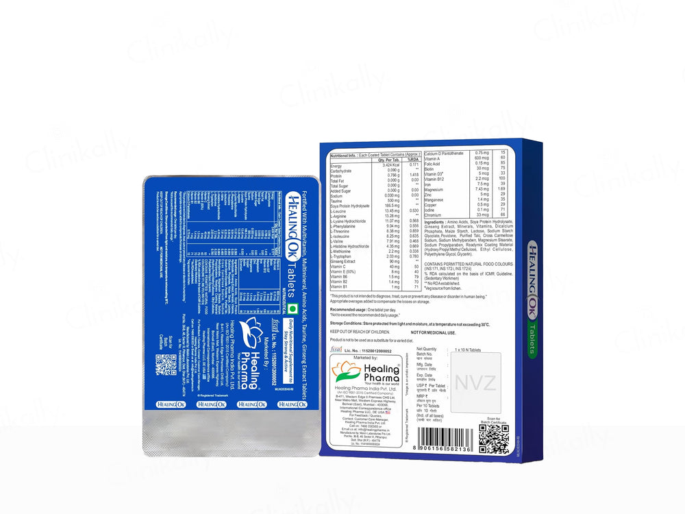 Healing Ok Daily Nutritional Supplement Tablet