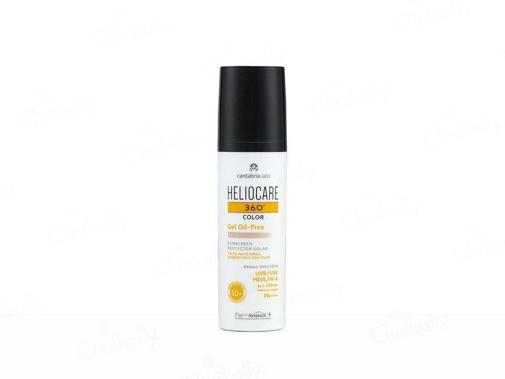 Heliocare 360 Color Oil-Free Tinted Matte Sunscreen Gel SPF 50+ PA++++ (Beige)