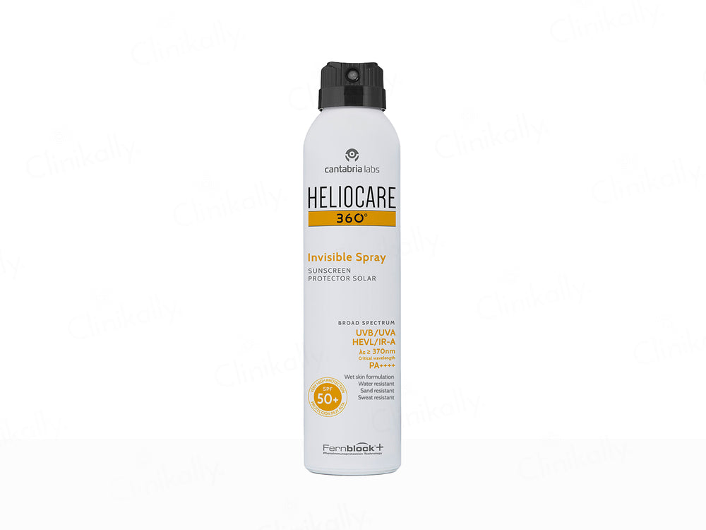 Heliocare 360 Invisible Spray Protector Solar Sunscreen SPF 50+ PA++++