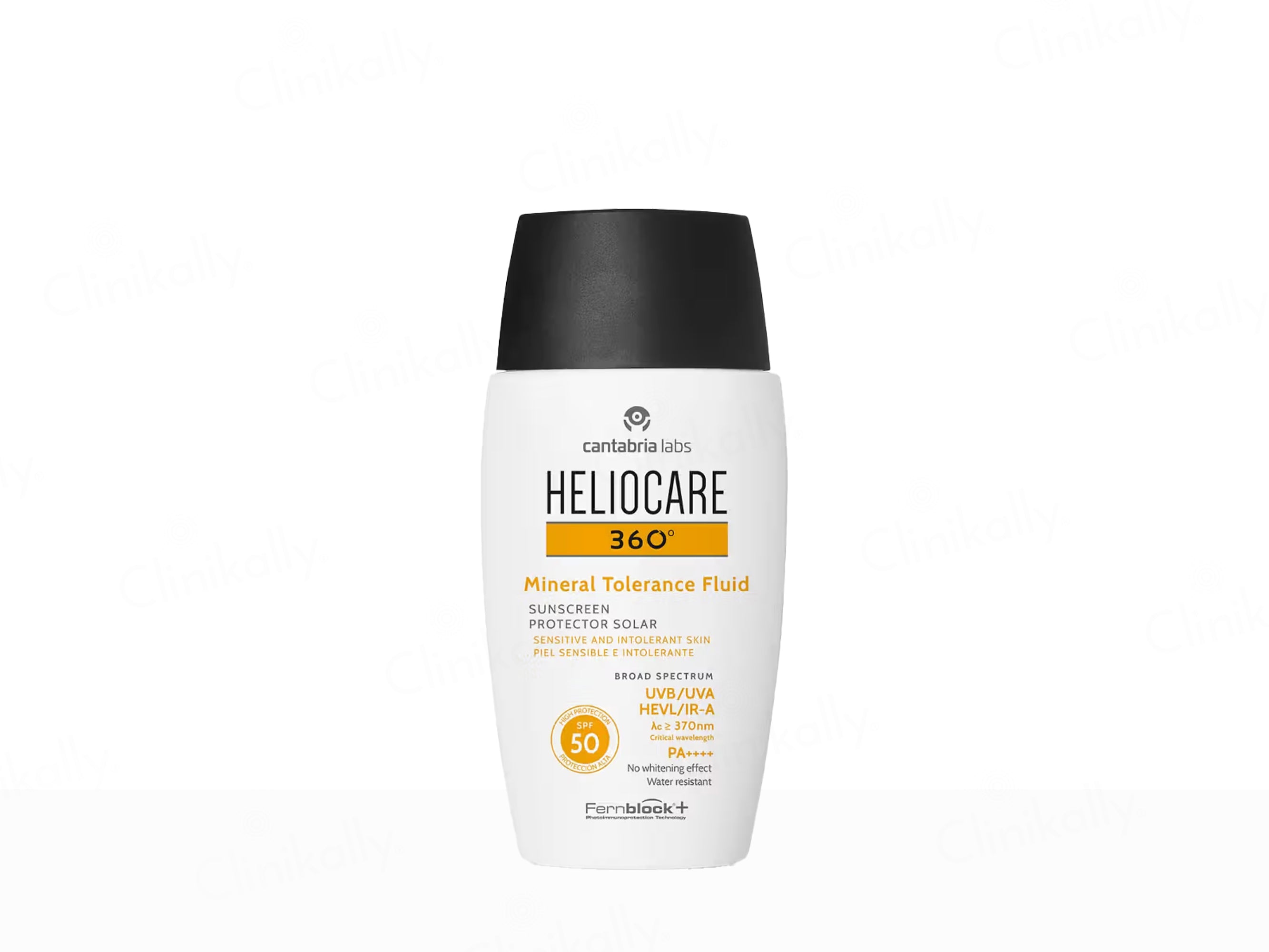 Heliocare 360 Mineral Tolerance Fluid Protector Solar Sunscreen SPF 50 PA++++