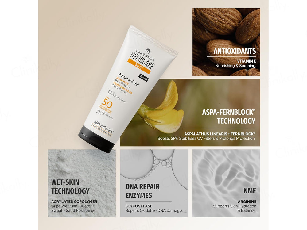 Heliocare Advanced Sunscreen Protector Solar Gel SPF 50