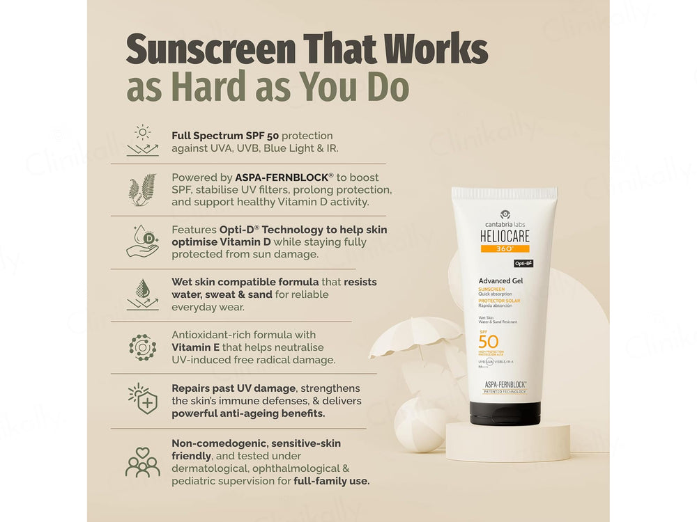 Heliocare Advanced Sunscreen Protector Solar Gel SPF 50