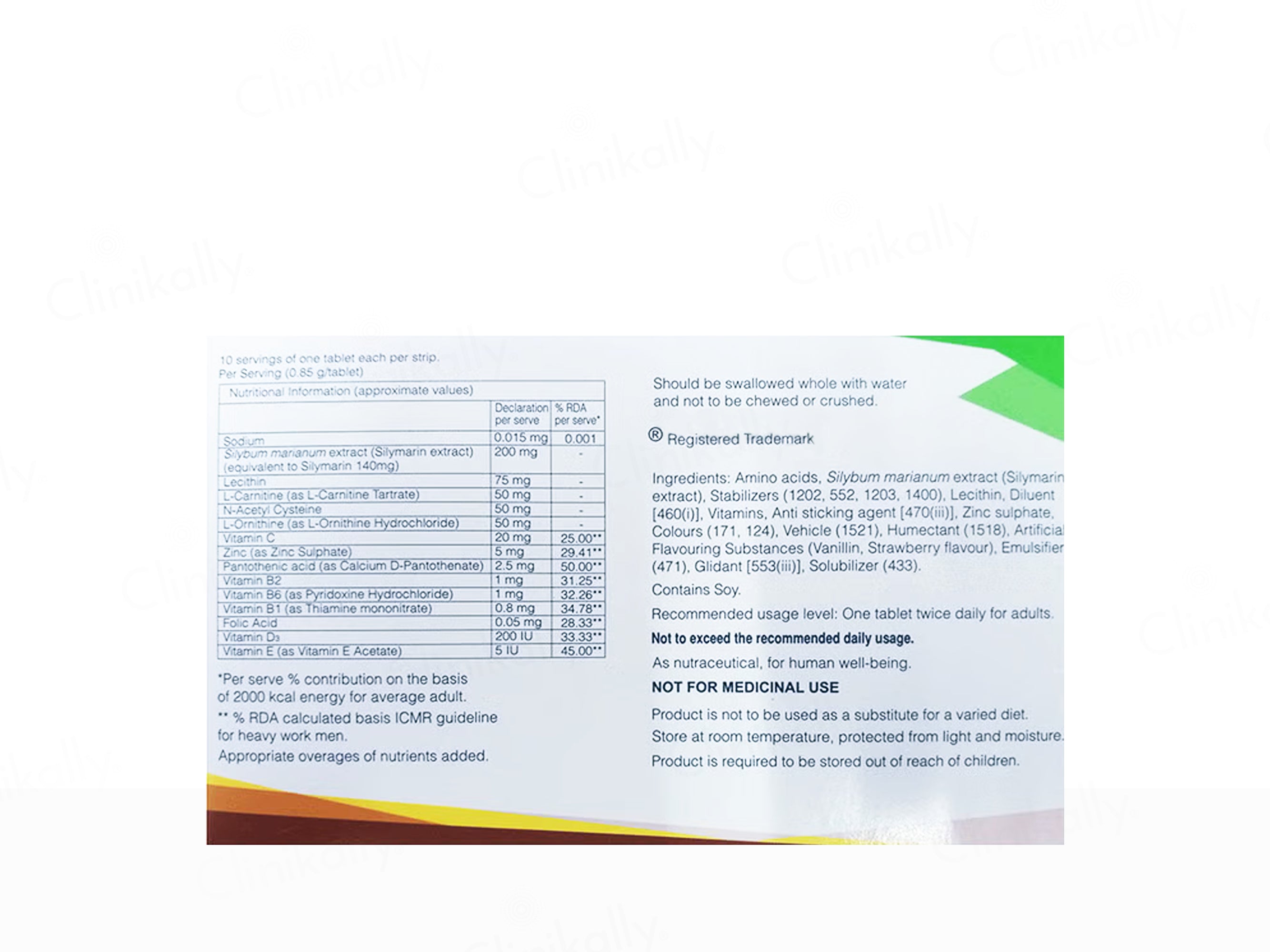 Heptagon Nutraceutical Tablet