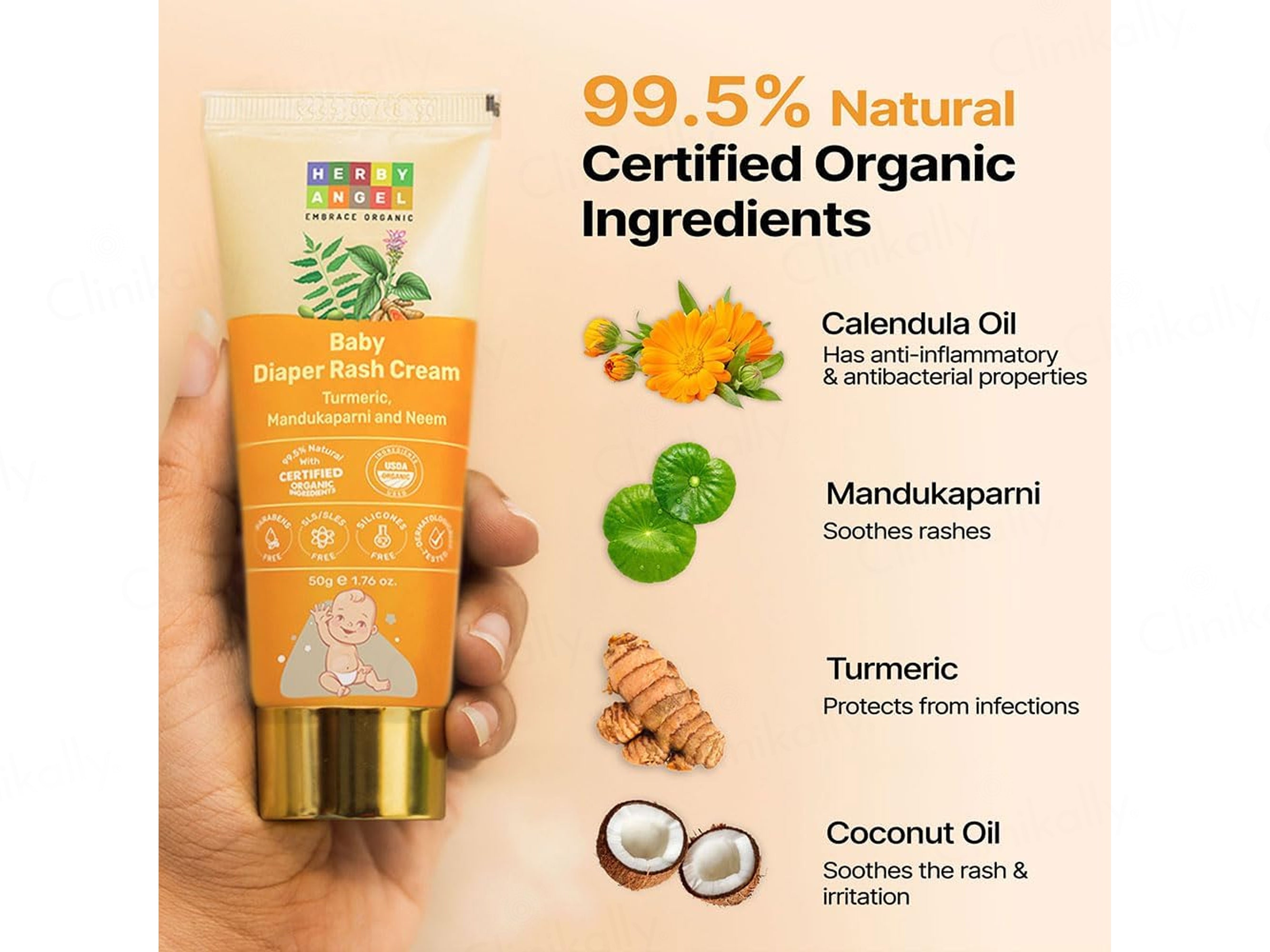 Herby Angel Baby Diaper Rash Cream