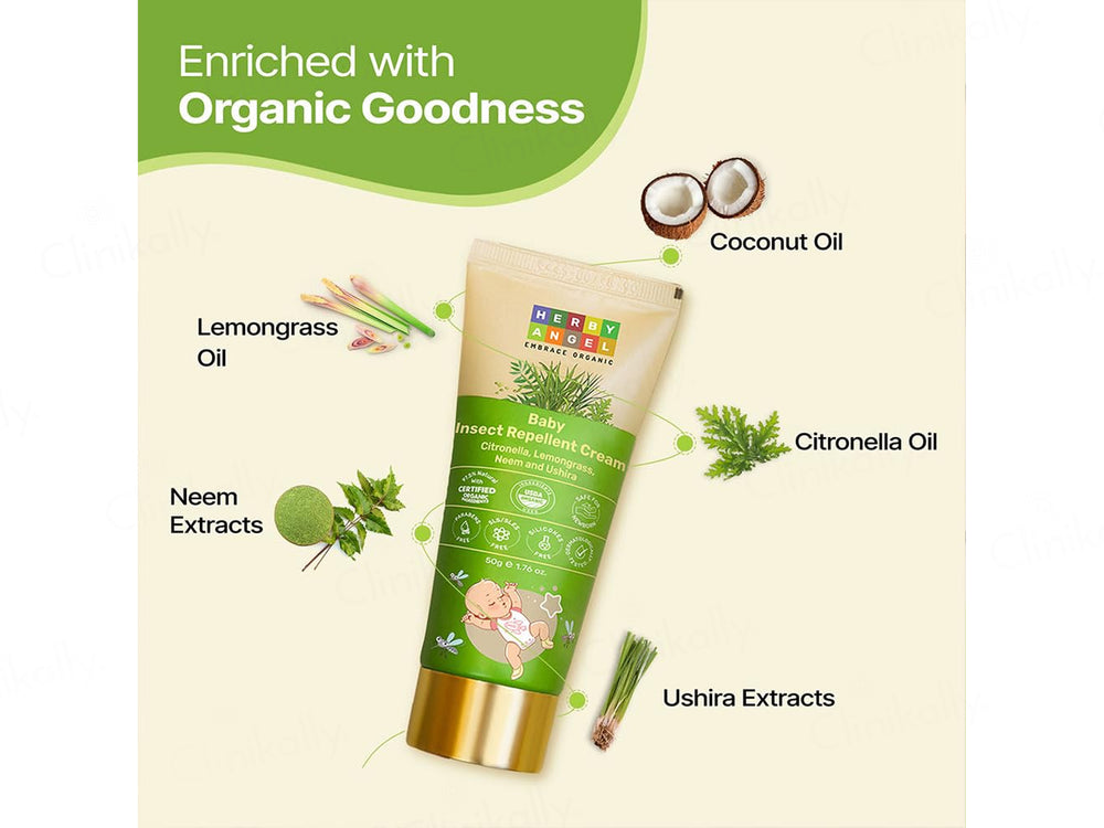 Herby Angel Baby Insect Repellent Cream