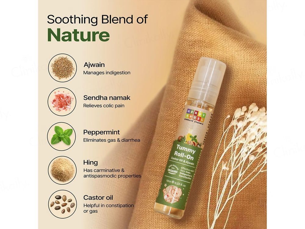 Herby Angel Baby Tummy Roll-On For Babies