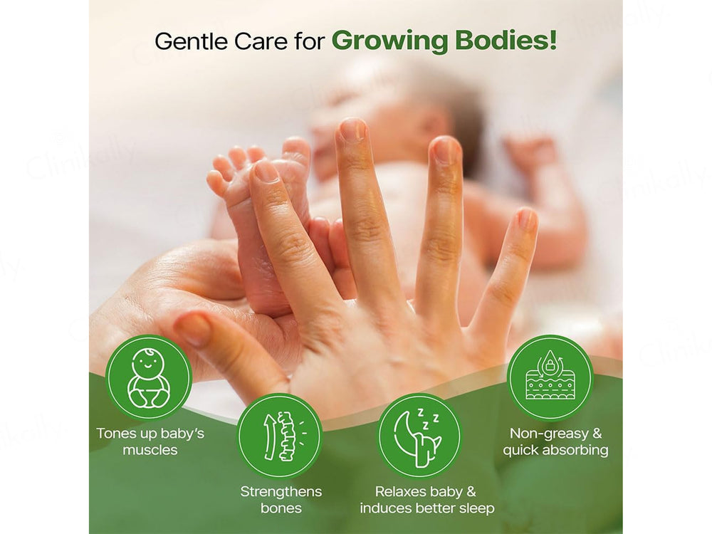 Herby Angel Bala Ashwagandhadi Baby Body Massage Oil