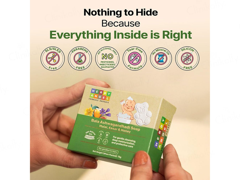 Herby Angel Bala Ashwagandhadi Soap For Babies