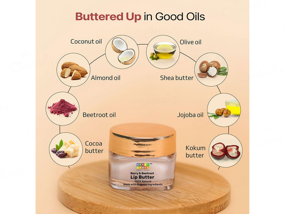Herby Angel Berry & Beetroot Lip Butter Balm For Kids