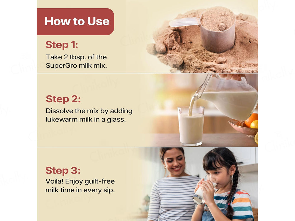 Herby Angel Super Gro Brain Booster Supplement For Kids 2+ Years - Chocolate Flavour