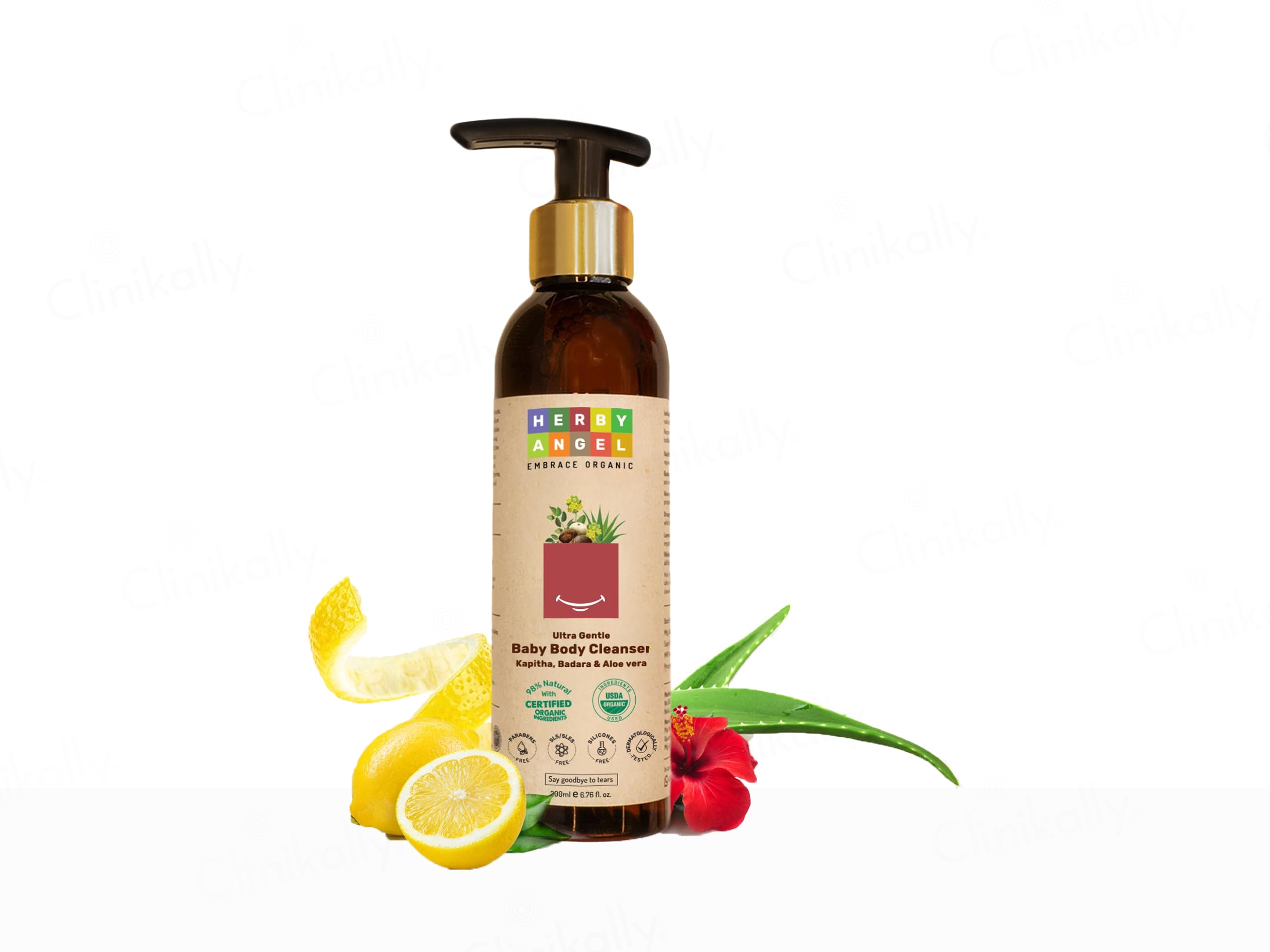 Herby Angel Ultra Gentle Baby Body Cleanser For Babies