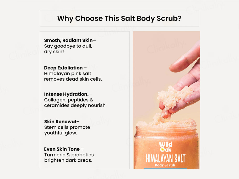 Wild Oak Himalayan Salt Body Scrub