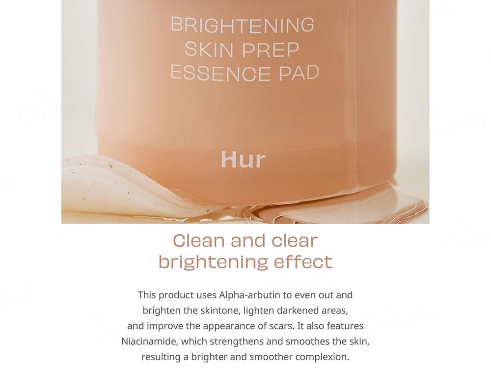 House Of Hur Brightening Skin Prep Essence Pad